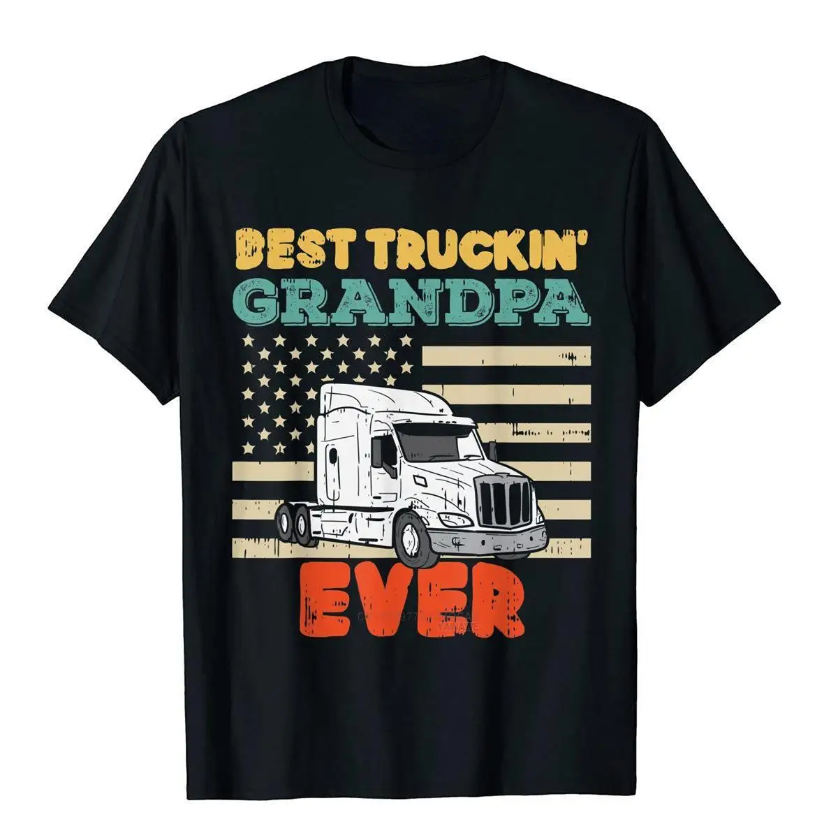 

Креативный подарок патриотический грузовик водитель американский флаг печатная Футболка тракер Мужские приталенные футболки Camisa Топы рубашка для мужчин забавная
