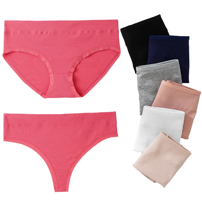 Женское нижнее белье из чистого хлопка со средней талией мягкие сексуальные