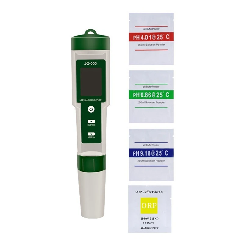 

New-10 In 1 PH/TDS/EC/SALT/TEMP/S.G/ORP/H2/Fertile/Resistivity Water Quality Monitor Tester PH Meter For Water