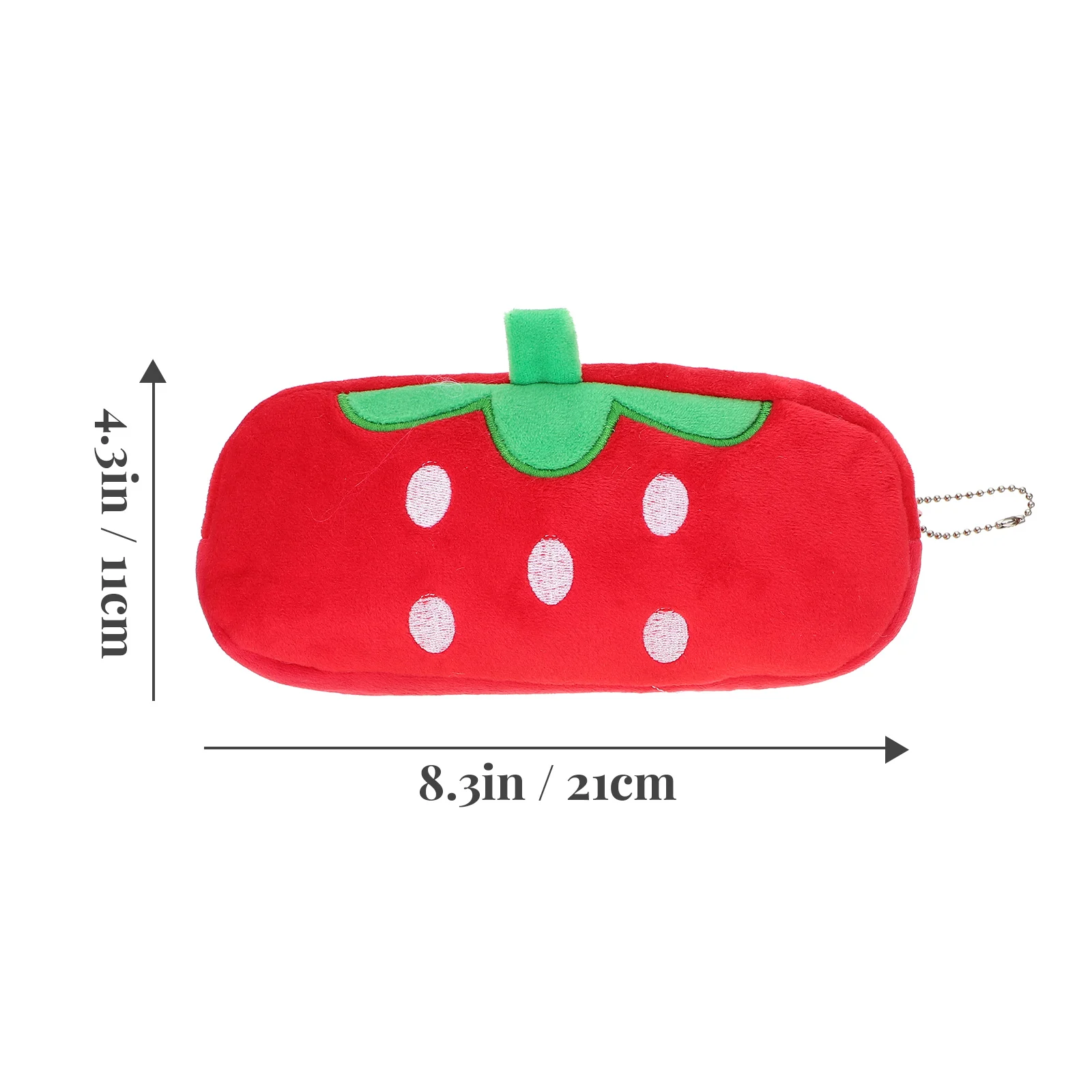 

2pcs Convenient Pencil Bags Pen Storage Pouches Cartoon Zippered Pencil Bags