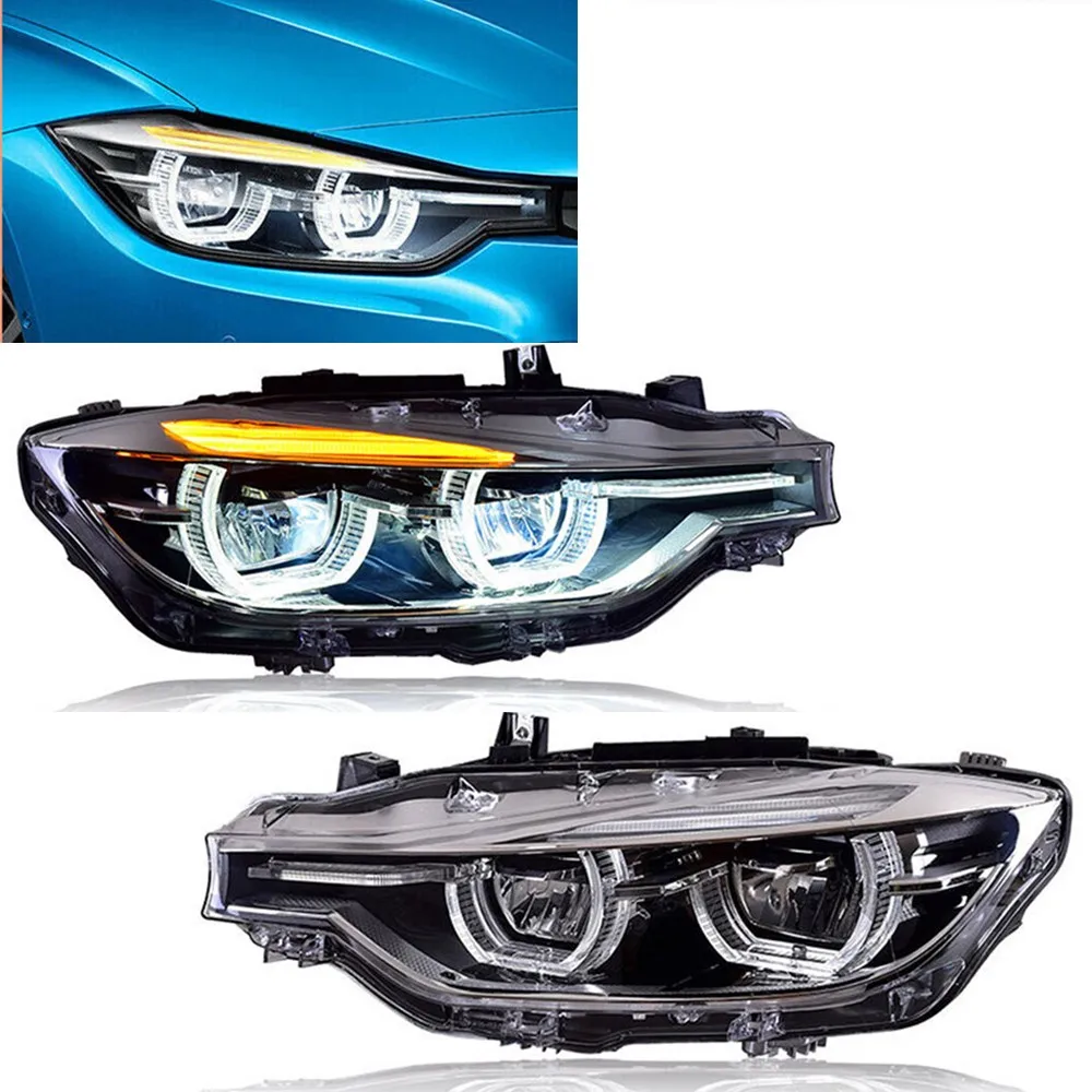 

Car DRL Led Headlights For BMW F30 F35 320i 328i 335i 3 Series 2013-2018 Accessories Replace Halogen Xenon Headlight Assembly