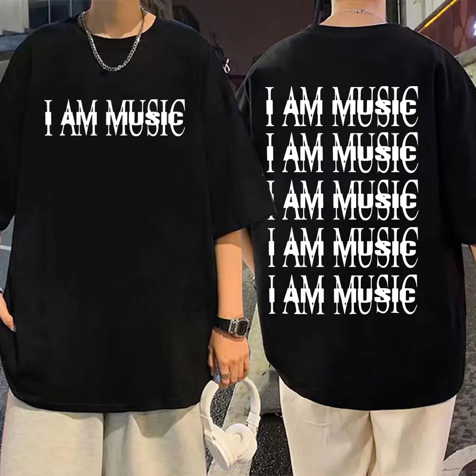 Фото Playboi Carti I AM MUSIC футболка с принтом альбома для мужчин и женщин, модные футболки в стиле хип-хоп, хлопковые футболки большого размера высокого качества №1