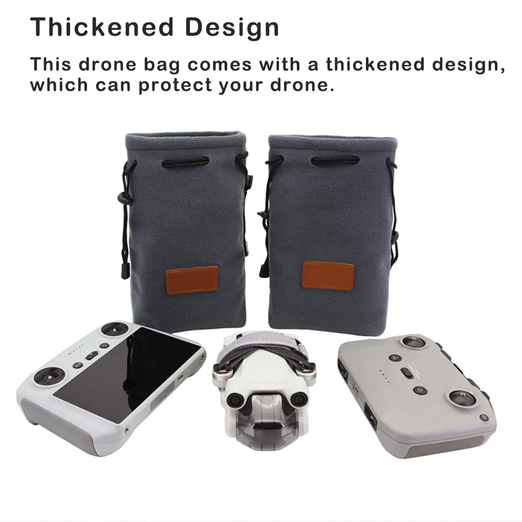 

Shoulders Bag Large Capacity Fleece Waterproof Device Container Compact Size Thickened Design Drone Accessories Carrying Case