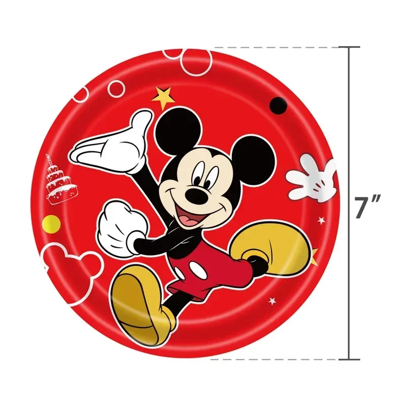 Новое черно-красное бумажное полотенце с Микки Маусом Disney большая одноразовая