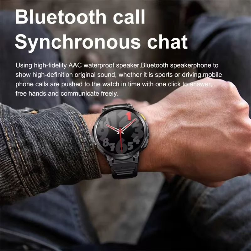 Мужские смарт-часы с Bluetooth 2024 дюйма 1 85 мАч