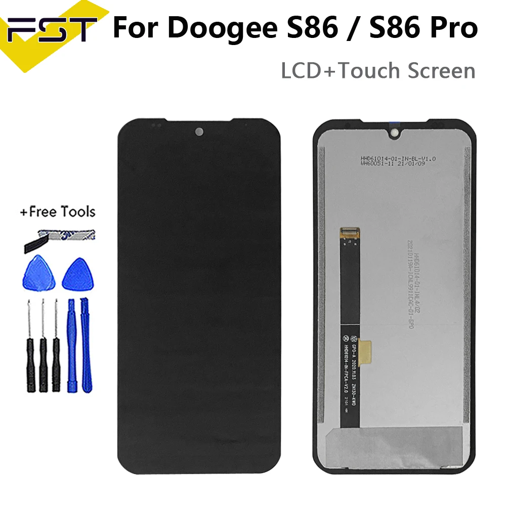 Оригинальный ЖК-дисплей для Doogee S86 Pro, ЖК-дисплей для Doogee S86Pro, ЖК-дисплей для Doogee S86, датчик дисплея