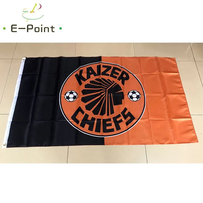 Флаг Южной Африки Kaizer Chiefs FC размер 3 фута * 5 футов (90*150 см) рождественские