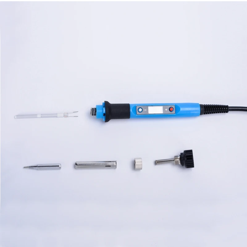 Электрический паяльник с цифровым ЖК-дисплеем 110 В/220 В 80 Вт