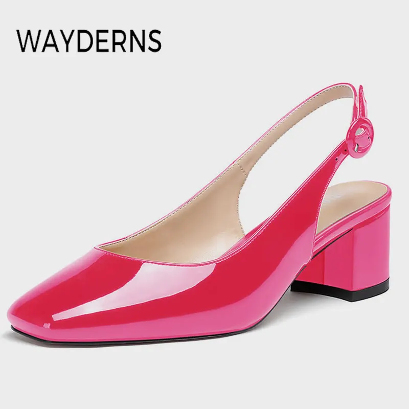 

WAYDERNS New Arrival Women Sandals Round Toe Women'S Shoes For Summer Fashion Buckles Ladies Casual Footwear Size 35-43