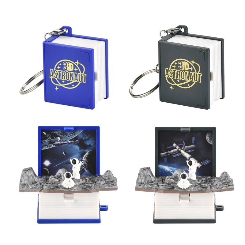 

Spaceman Keychain Toy for Children Space Figures Book Small Gift for Party Favor