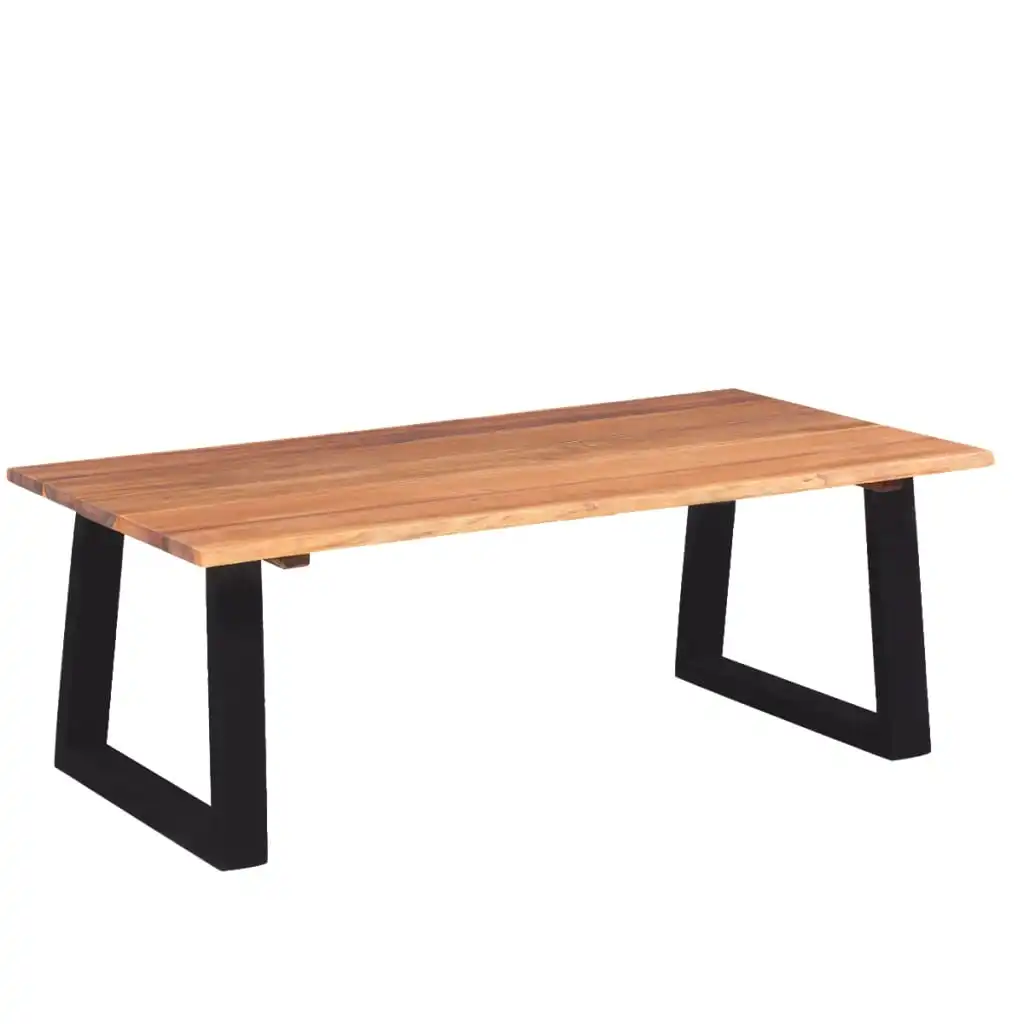 

Coffe Table Wood Coffee Tables for Living Room Tables Home Decor Solid Acacia Wood 43.3"x23.6"x15.7"