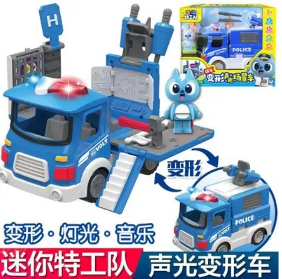 

2022 Newest Mini Force Transformation Toys Action Figures MiniForce X Simulation Animal Dinosaur Deformation Mini Agent Toy 3