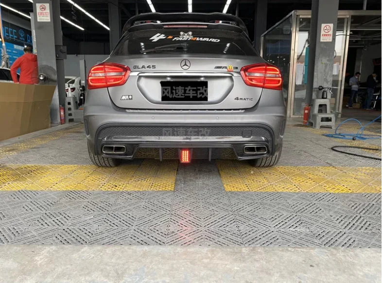 Высококачественный бампер из углеродного волокна для X156 Benz GLA45 GLA20 AMG 2015-2019 задний