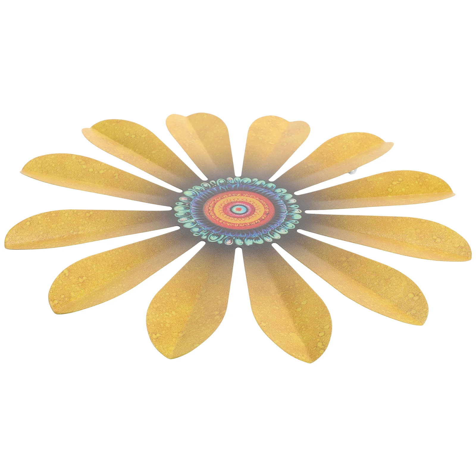 

Wrought Iron Flower Wall Decoration Crafts Outdoor Garden Adornment Decorations Patio