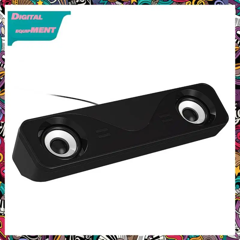 

Easy To Use Usb Dual Speakers Aux Computer Desktop Speakers Plug And Play Expanded Vocal Space Music Player Home Speaker Speaker