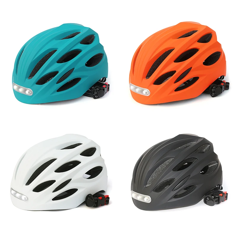 

Outdoor LED Light Bicycle Helmet Intergrally-molded Cycling Helmet Mountain Road Bike Safe Helmet for Man Women Drop Shipping