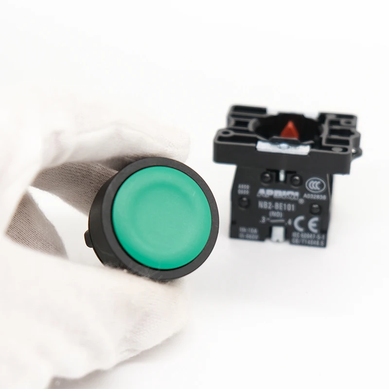 APDIQI 1 шт. XB2 EA31 пластиковый перезапуск питания остановить Мгновенный кнопочный