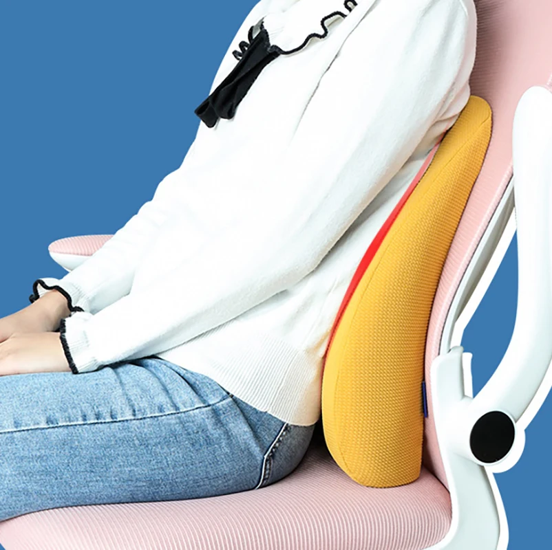 Подушка для спины из пены с эффектом памяти мягкая опора поясницы подушка