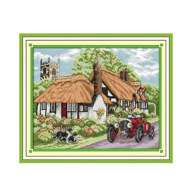 

Красивый домашний (5) Набор для вышивки крестиком 14ct 11ct напечатанный холст вышитая Вышивка Сделай Сам ручная работа рукоделие