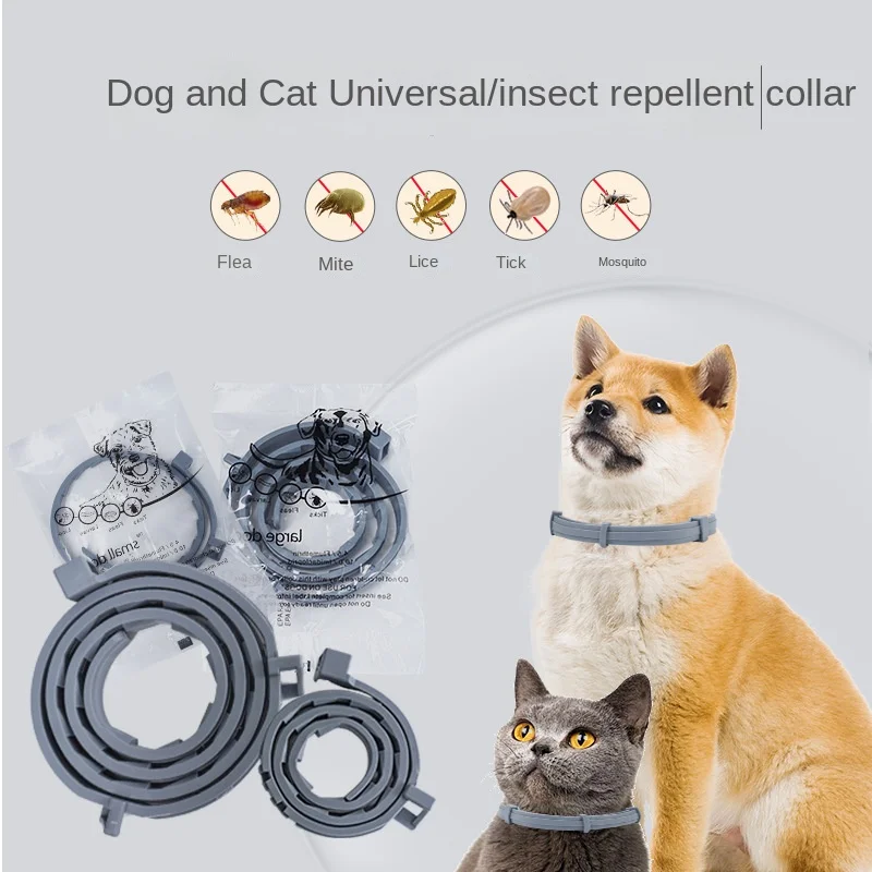 

Pet Insect Repellent Collar Cat and Dog Insect Repellent Collar Adjustable Insect Repellent Flea Removal