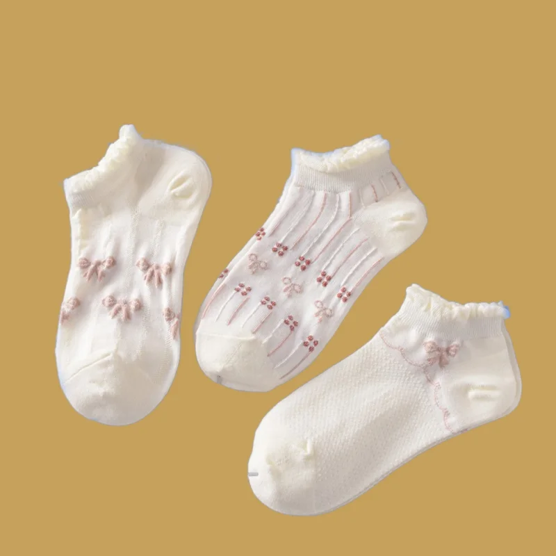 5/10 пар высококачественные короткие носки из чистого хлопка с открытым носком