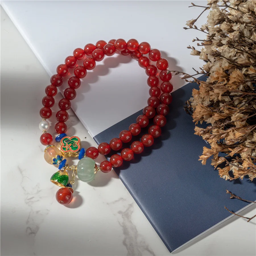 

Red Agate Jade Bracelet Temperament Wild Bracelet