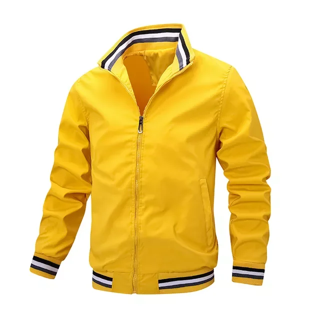 

2023NEW Spring New Men White Casual Jacket Fashion Windbreaker Bomber Jacket Men Military Coat Outdoor Sportswear Jacket Men