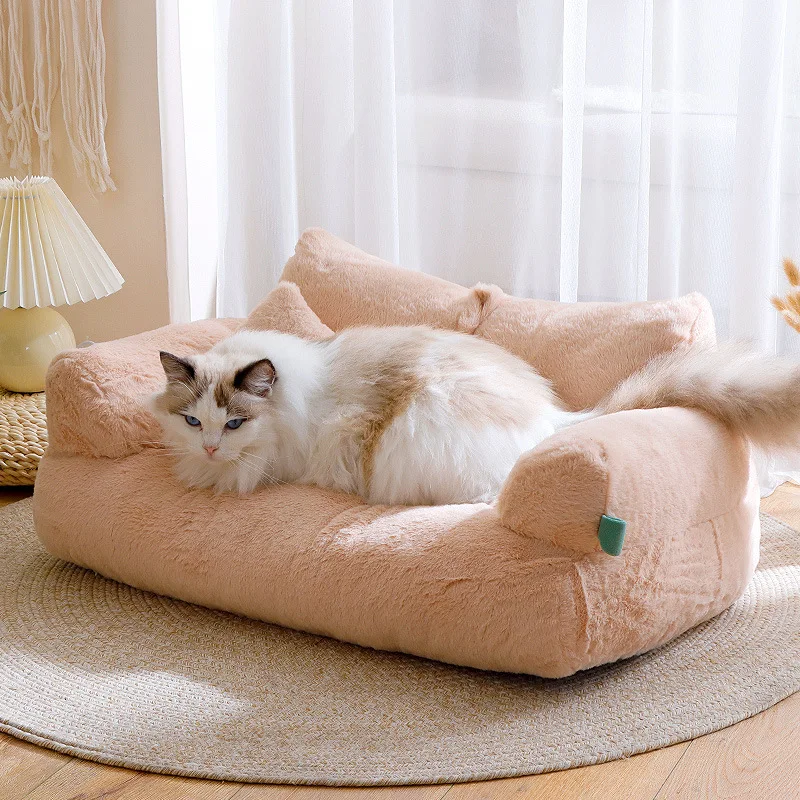 

Cat Sofa Winter Kennel Cats Pet Products Beds Home Basket Bed House Hammock Goods Furniture Accessories & Cushion & Houses