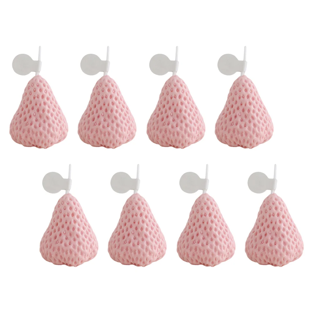 

8 Pcs Soy Wax Candles Table Candles Centerpiece Strawberry Candles Candles Clearance Scented Soy Candles