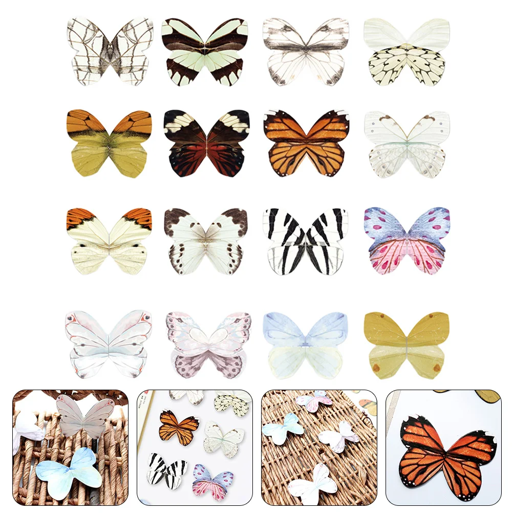 

16 Pcs Butterfly Bookmark Holder Celebration Supplies Office Magnetic Vintage Bookmarks Butterflies Shaped Autumn Student Page