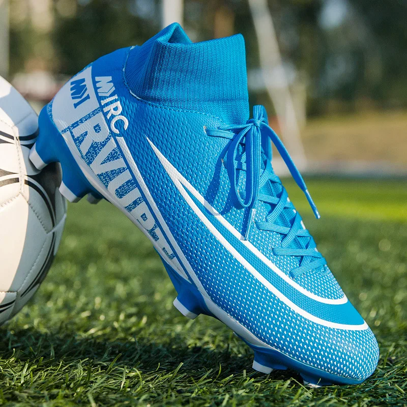 

High Ankle Soccer Shoes Outdoor AG/TF Football Boots Soccer Cleats Sneakers Men Sports Shoes chaussures de foot Training Shoes