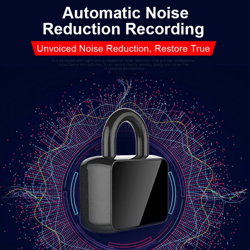 

Мини-диктофон Q11, профессиональный портативный цифровой диктофон с замком, с активацией записи звука, брелок для ключей, MP3