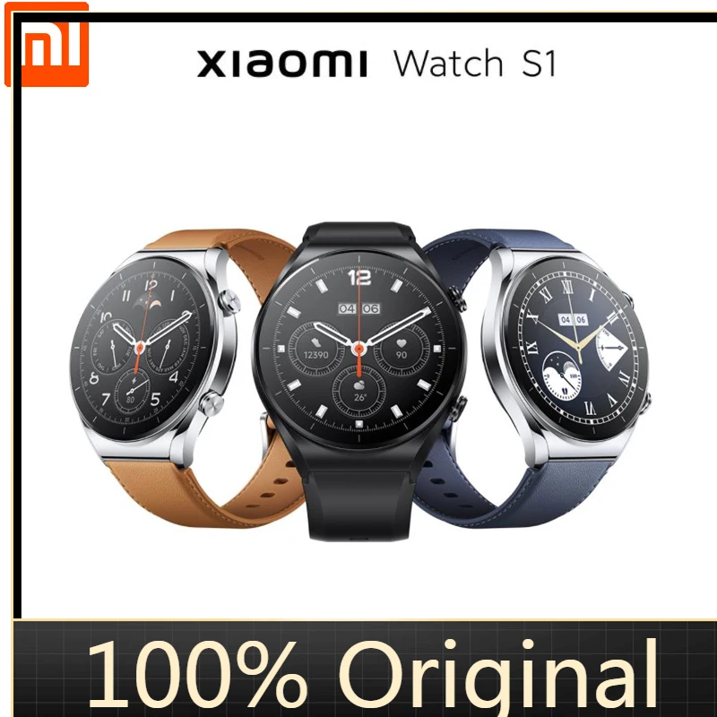 

Xiaomi Mi Watch S1 GPS Smart Watch AMOLED Sapphire Display Monitoring Wireless Charging Mi Smartwatch