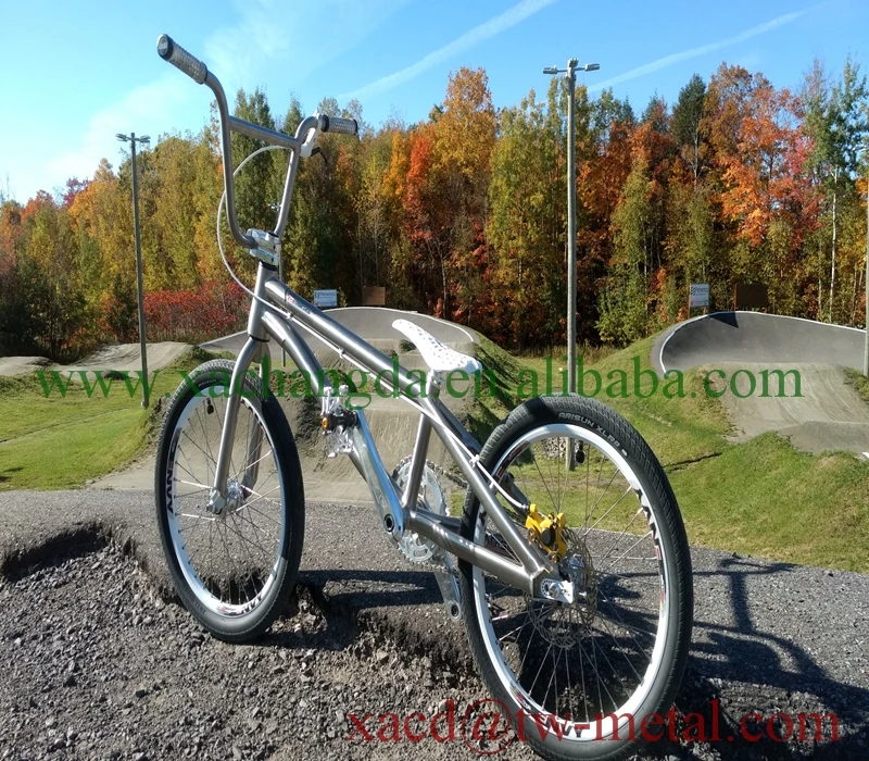 Фото Титановая рама для BMX-велосипеда, вилка и руль, индивидуальная титановая рама для велосипеда с логотипом на трубе, титановая велосипедная рама №1