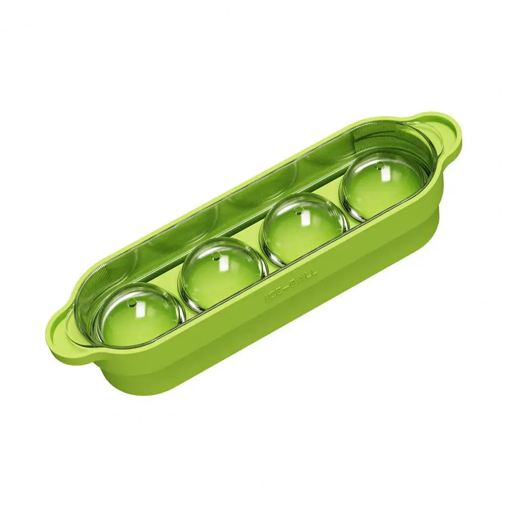 

Поднос для кубиков льда, экологически чистые аксессуары для подноса с 4 ячейками, форма для изготовления кубиков льда в холодильнике, кухонные аксессуары