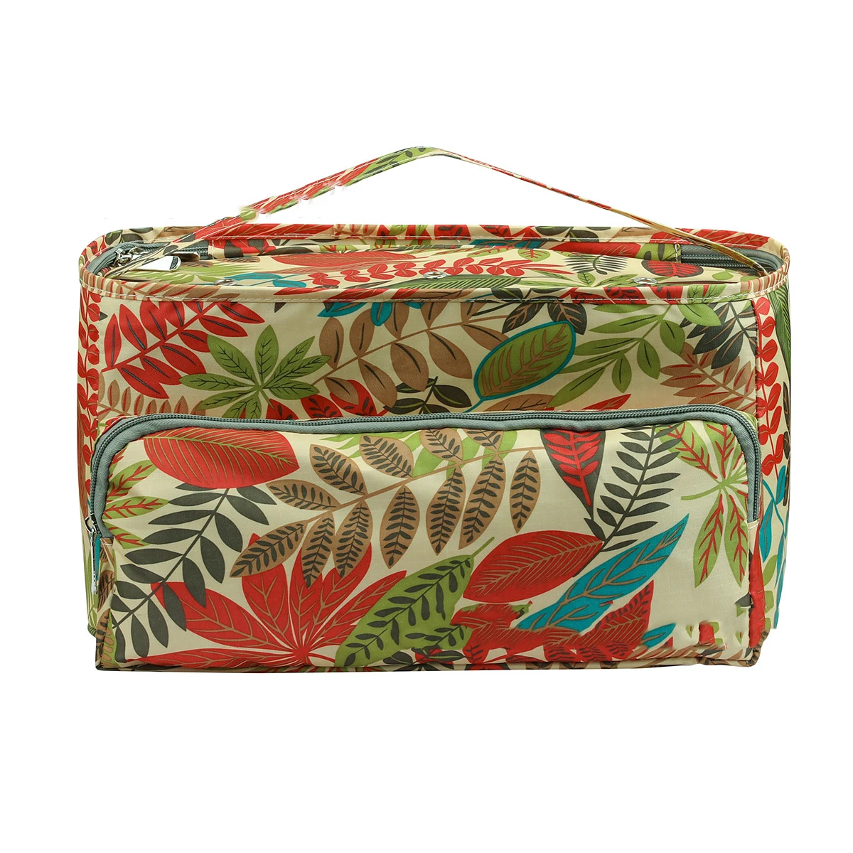 Стеганый квадратный ящик для хранения пряжи в этническом стиле и аксессуары