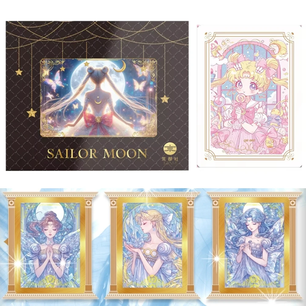 Карта Сейлор Мун Tsukino Usagi Luna Takeuchi 3D рельефное позолоченное фэнтезийное волшебное