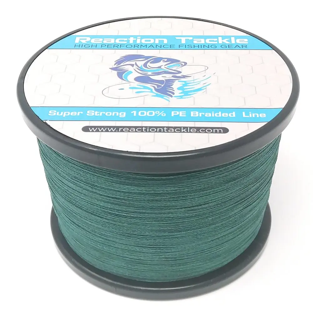 Braided Fishing Line- Moss Green enlarge