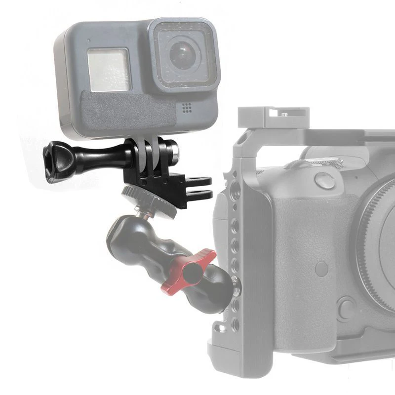 

90 Degree Direction Adapter Elbow Mount with Thumb Screw for GoPro Hero 9/8/7/6