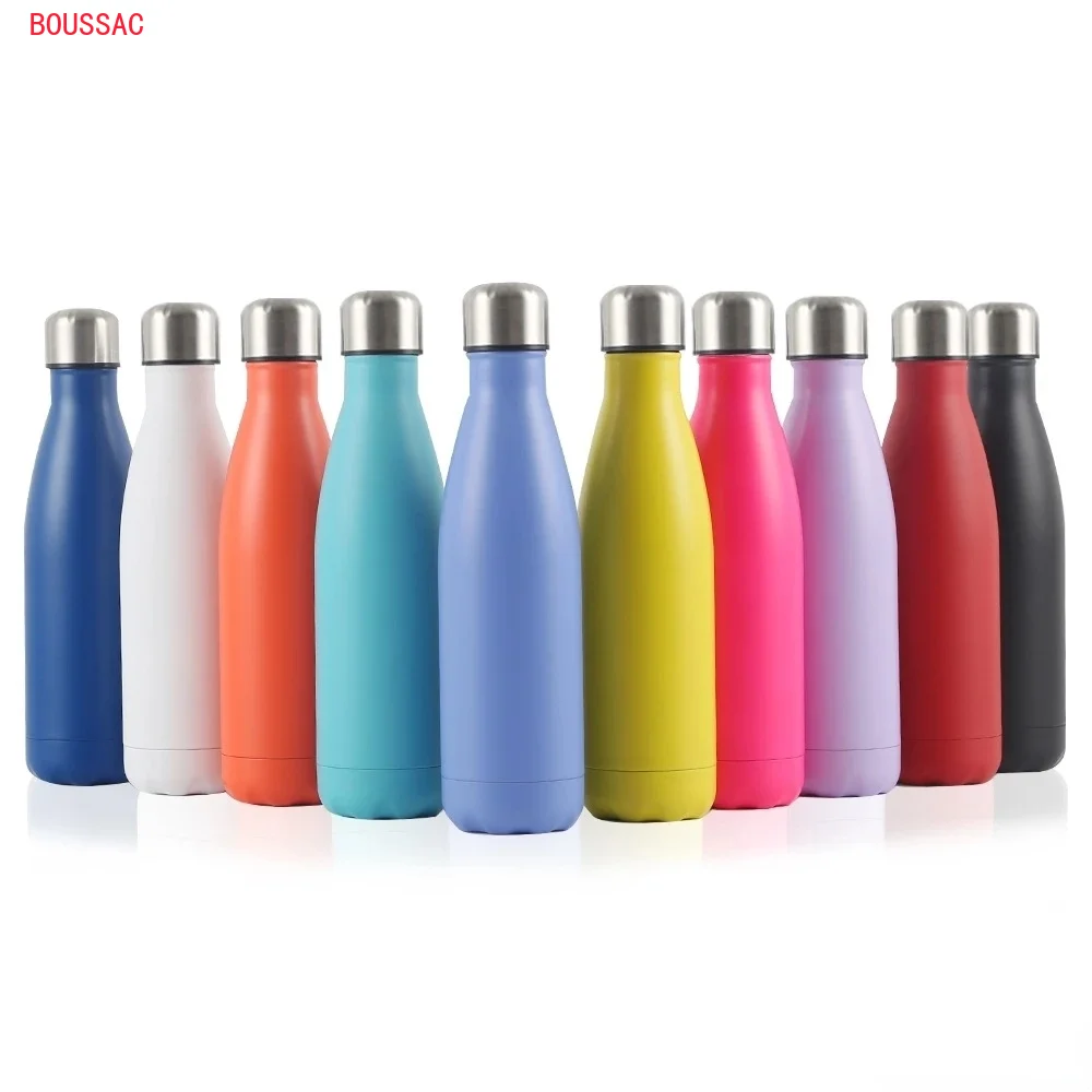 

350/500/750/1000ml Thermos Stainless Steel Water Bottle Double Wall Vacuum Flask Cola Bottle Leakproof Sport Water Bottle