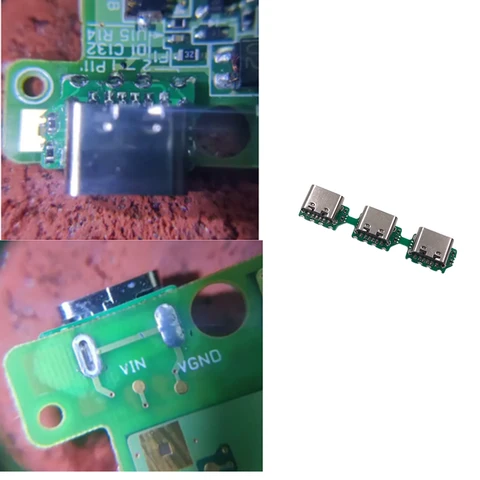 1-10 шт. сменный порт зарядки USB-C для Nintendo NDSi NDSi XL LL, преобразователь в USB-C Mod, разъем для зарядки USB Type C