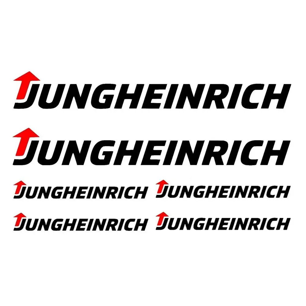 

6 шт. для наклейки Jungheinrich, ящик вилочного погрузчика, наклейка 40 см
