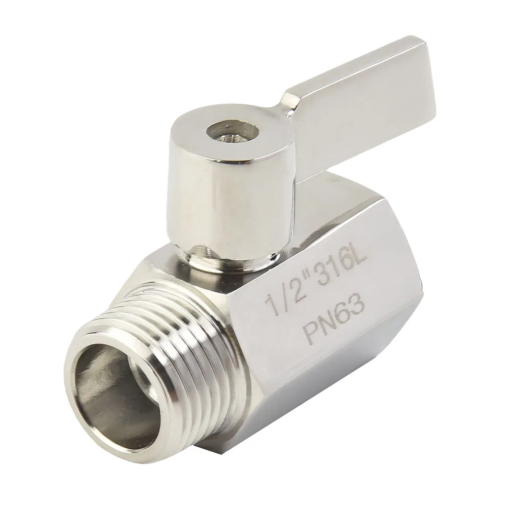 

Practical Brand New Durable Exquisite Shut Off Valve Valve Shower Head Water Saver 304 Stainless Steel Accessories