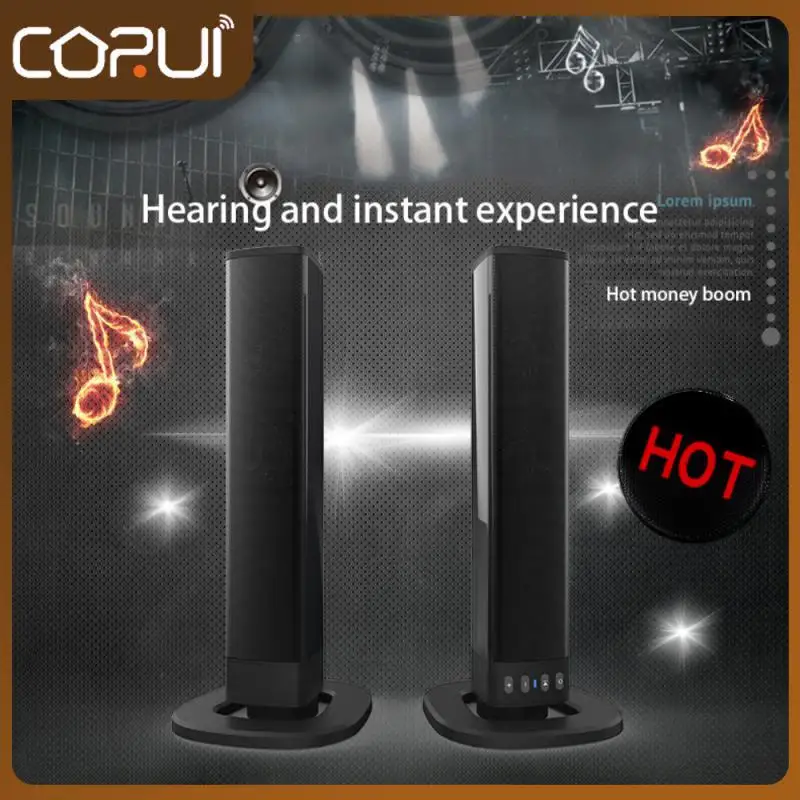 

Universal Home Theater Sound Song Control bluetooth-compatible Speaker Tf Card Audio Input Fm Radio Computer System Speakers