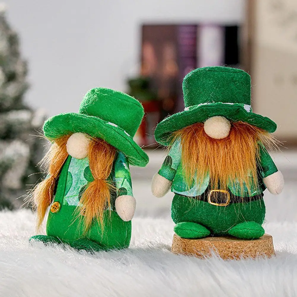 

St. Patrick's Day Gnomes Plush S Scandinavian Faceless Party Favors For St. Patrick's Gnomes Day Home Decoration F6p0