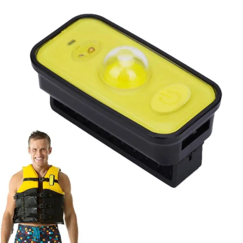 

Спассветильник жилет для серфинга, светодиодный литиевый индикатор положения, самосветильник ительный спасательный Предупреждение для плавания, предупреждающая лампа для притягивания и безопасности