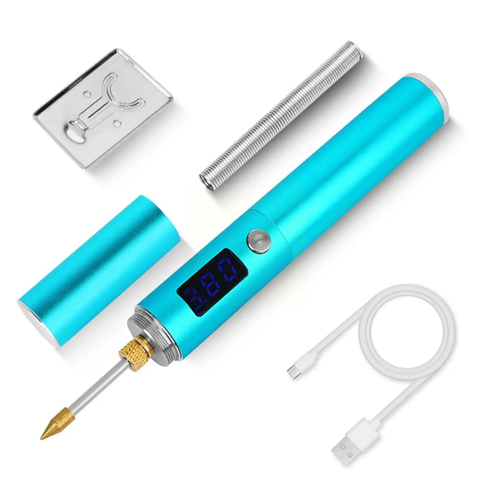 

Беспроводной Перезаряжаемый паяльник, перезаряжаемый паяльник, Usb Съемный с батареей, светодиодный индикатор быстрого нагрева питания P3x7