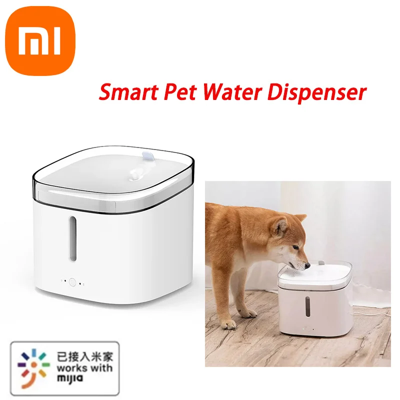 

Xiaomi Mijia Smart Pet Water Dispenser Automatic Pet Mute Fountain Water Drinking Fountain 4-Filter Sterilization For Mijia App