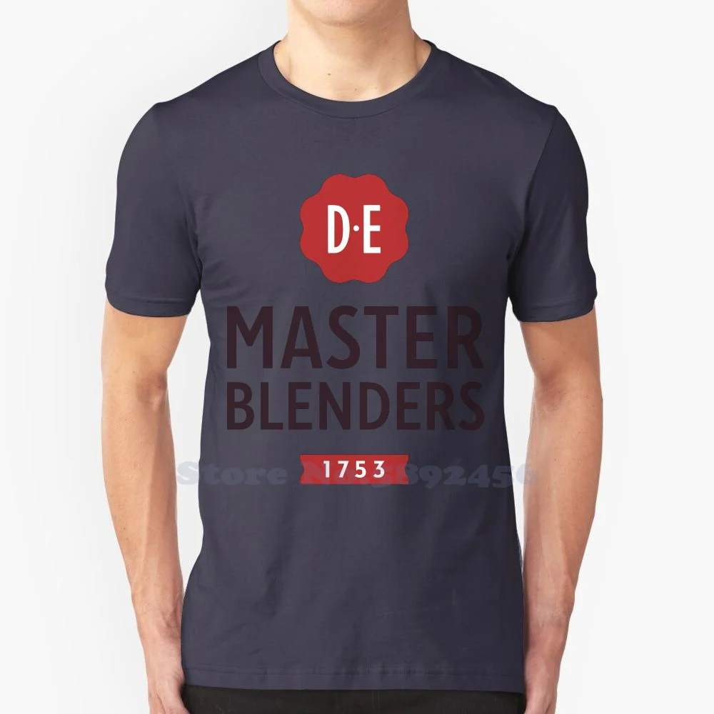 

D.E Master Blenders 1753 Logo High-quality T Shirts Fashion T-shirt New 100% Cotton Tee