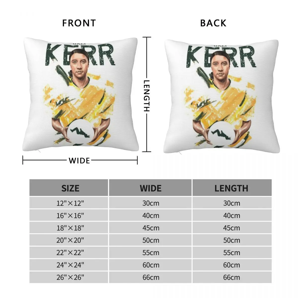 SAM KERR BACKFLIP SUPER BOOM подушка для фотографий